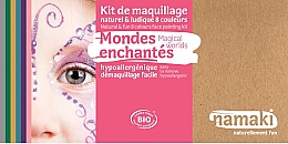 Düfte, Parfümerie und Kosmetik Schminkset für Kinder 5 St. - Namaki Magical Worlds 8-Color Face Painting Kit 