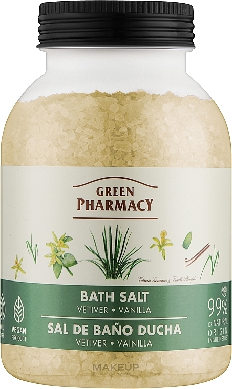 Badesalz mit Vetiver und Vanille - Green Pharmacy — Bild N1