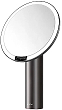 Kosmetikspiegel schwarz - Amiro LED Mirror Black — Bild N1