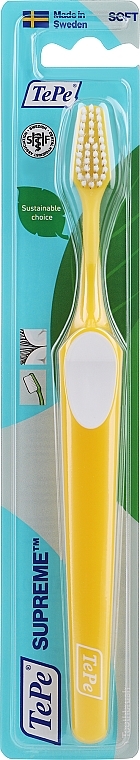 Zahnbürste weich gelb - TePe Supreme Toothbrush Soft — Bild N1