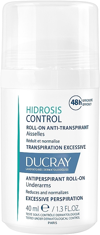 Deo Roll-on Antitranspirant - Ducray Hidrosis Control Roll-On Anti-Transpirant — Bild N1