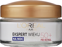 Straffende und pflegende Anti-Falten Nachtcreme mit Lifting-Effekt - L'Oreal Paris Age Specialist Expert Night Cream 50+ — Bild N1