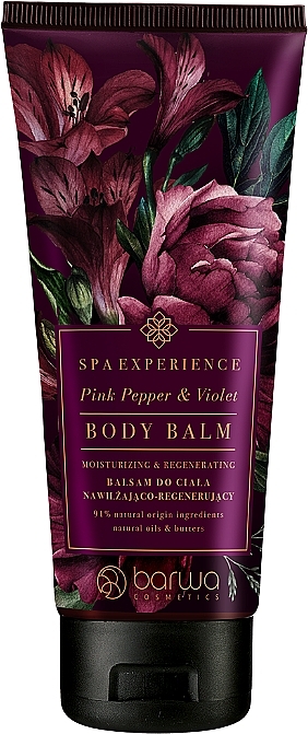 Körperbalsam mit rosa Pfeffer und Veilchen - Barwa Spa Experience Body Balm  — Bild N1