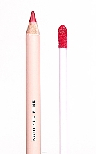 Makeup Revolution Lip Contour Kit Soulful Pink (Flüssiger Lippenstift 3ml + Lippenkonturenstift 0.8g) - Lippenset — Bild N4