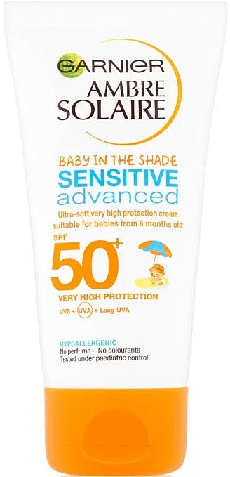 Kinder Sonnenschutzcreme für den Körper SPF 30 - Garnier Ambre Solaire Sensitive Advanced SPF50+ — Bild N1