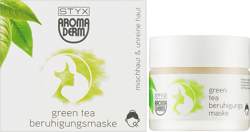 Beruhigende Gesichtsmaske - Styx Naturcosmetic Aroma Derm Green Tea Calming Mask — Bild N2