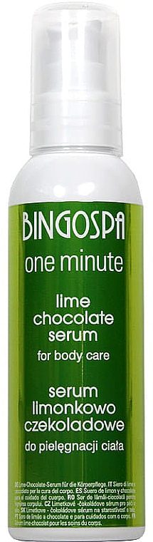 Pflegendes Körperserum Schokolade und Lime - BingoSpa Serum Chocolate-Lime