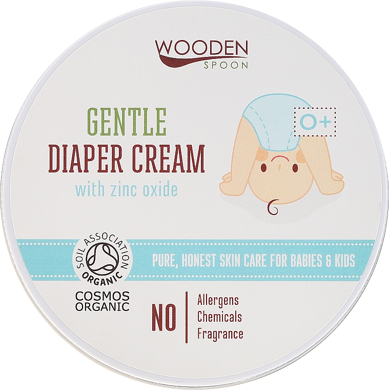 Bio-Windelcreme mit Zinkoxid - Wooden Spoon Diaper Cream — Bild N1