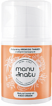 Regenerierende Gesichtscreme mit Hanföl - Manu Natu Natural Hemp Oil Face Cream — Bild N1