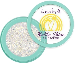 Augen- und Gesichts-Make-up-Topper  - Lovely Malibu Shine 2in1 Topper  — Bild N2