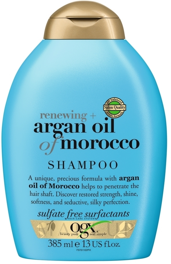 Reparierendes Shampoo mit marokkanischem Arganöl - OGX Argan Oil of Morocco Shampoo — Bild 385 ml