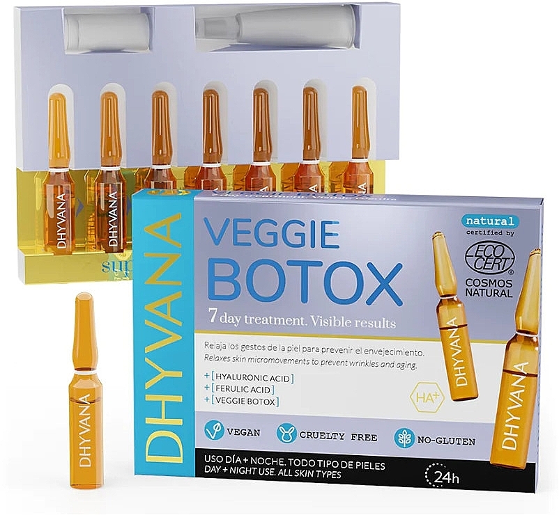 Gesichtsampullen Vegetarisches Botox - Dhyvana Veggie Botox Ampoules — Bild N2