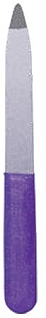 Saphir-Nagelfeile Edelstahl 10 cm violett - Titania — Bild N2