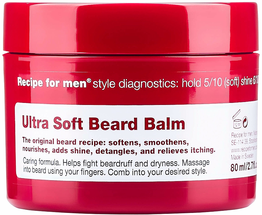 Erweichender Bartbalsam - Recipe for Men Ultra Soft Beard Balm — Bild N1