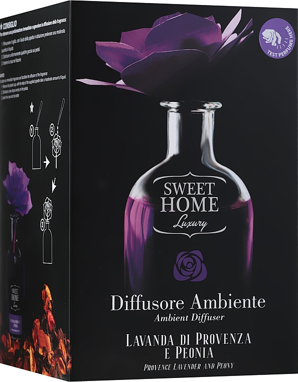 Raumerfrischer Lavendel & Pfingstrose - Sweet Home Collection Lavender Of Provence & Peony Perfumed Diffuser — Bild N1