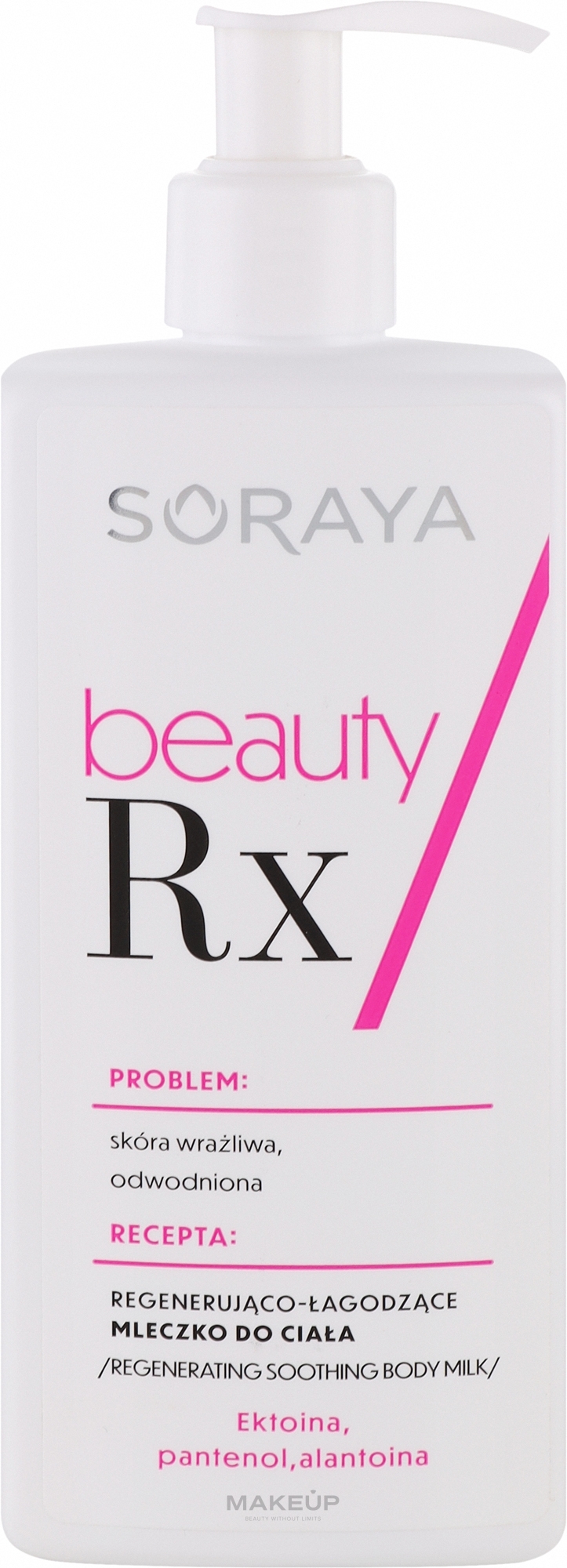 Regenerierende und beruhigende Körpermilch - Soraya Beauty Rx — Bild 250 ml