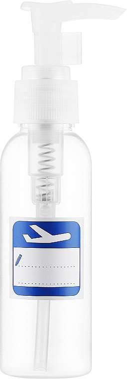Plastikflasche mit Pumpenspender 100 ml weiß - Inter-Vion — Bild N1