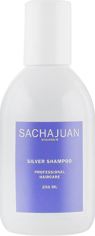 Anti-Gelb Shampoo für blondes, blondiertes oder graues Haar - Sachajuan Stockholm Silver Shampoo — Bild N2