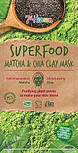 Düfte, Parfümerie und Kosmetik Gesichtsmaske aus Ton - 7th Heaven Superfood Matcha Chia Clay Mask