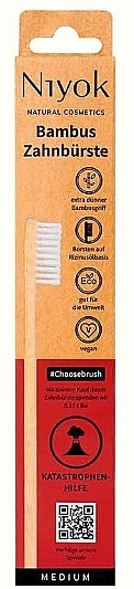 Zahnbürste aus Bambus - Niyok Adult Toothbrush Choosebrush — Bild N1