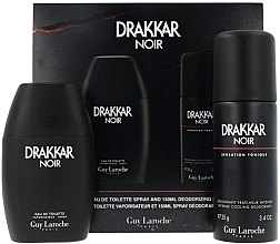 Düfte, Parfümerie und Kosmetik Guy Laroche Drakkar Noir - Duftset (Eau de Toilette 100ml + Deospray 150ml)