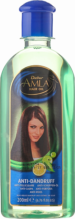 Anti-Schuppen-Öl mit Zitrone - Dabur Amla Hair Oil Anti-Dandruff  — Bild N3