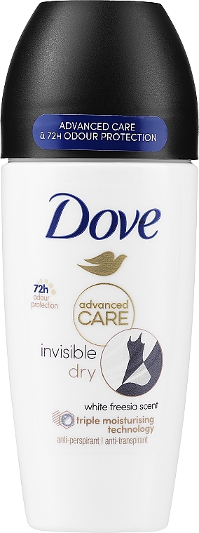 Deo Roll-on Antitranspirant - Dove Invisible dry 48H — Bild N2