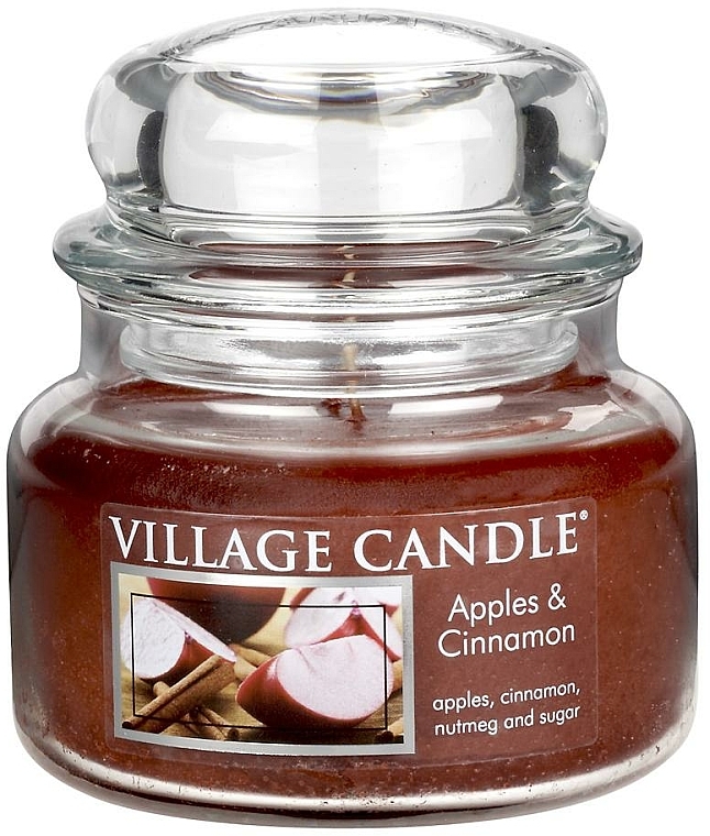 Duftkerze Apples & Cinnamon - Village Candle Apples & Cinnamon Glass Jar — Bild N1