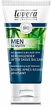 Düfte, Parfümerie und Kosmetik Beruhigender After Shave Balsam mit Bio Bambus und Aloe Vera - Lavera Men Sensitiv Beruhigender After Shave Balsam