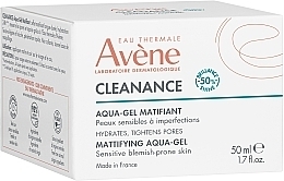 Avene Cleanance Mattifying Aqua-Gel - Mattierendes Aqua-Gel für das Gesicht  — Bild N3