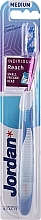 Zahnbürste mittel mit Schutzkappe blau mit Streifen - Jordan Individual Reach Toothbrush — Bild N1