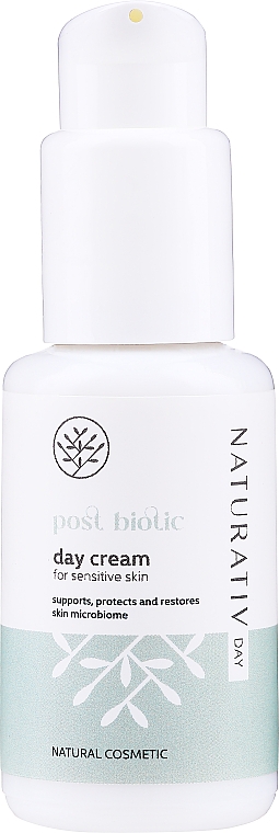 Postbiotische Tagescreme für empfindliche Gesichtshaut - Naturativ Post Biotic Day Cream — Bild N1