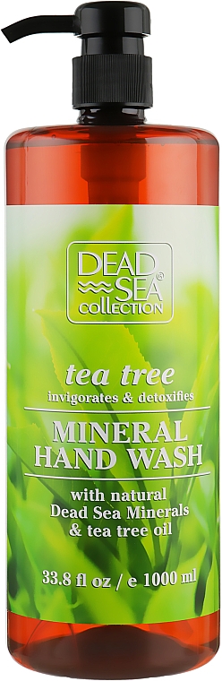 Flüssigseife mit Mineralien aus dem Toten Meer und Teebaumöl - Dead Sea Collection Tea Tree Hand Wash — Bild N1