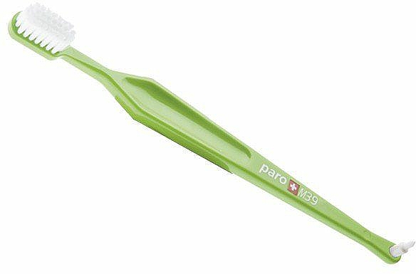 Zahnbürste mittel M39 hellgrün - Paro Swiss Toothbrush — Bild N1