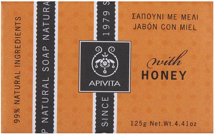 Naturseife mit Honig - Apivita Soap with honey — Bild N1