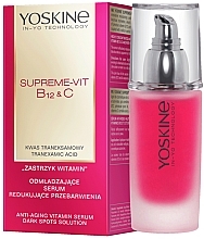 Düfte, Parfümerie und Kosmetik Verjüngendes Gesichtsserum - Yoskine Supreme-Vit B12 & C Anti-Aging Vitamin Serum