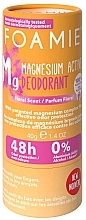 Deostick - Foamie Magnesium Active Deodorant 48h Floral Scent — Bild N1