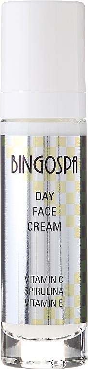 Tagescreme für Gesicht mit Vitamin C, Spirulina-Extrakt und Vitamin E - BingoSpa Day Fce Cream Vitamin C Spirulina Vitamin E — Bild N2