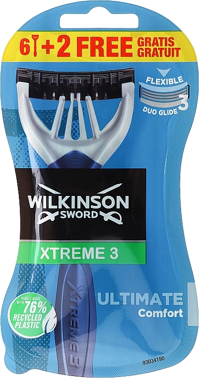 Einwegrasierer 6 + 2 St. - Wilkinson Sword Xtreme 3 Ultimate Comfort — Bild N1