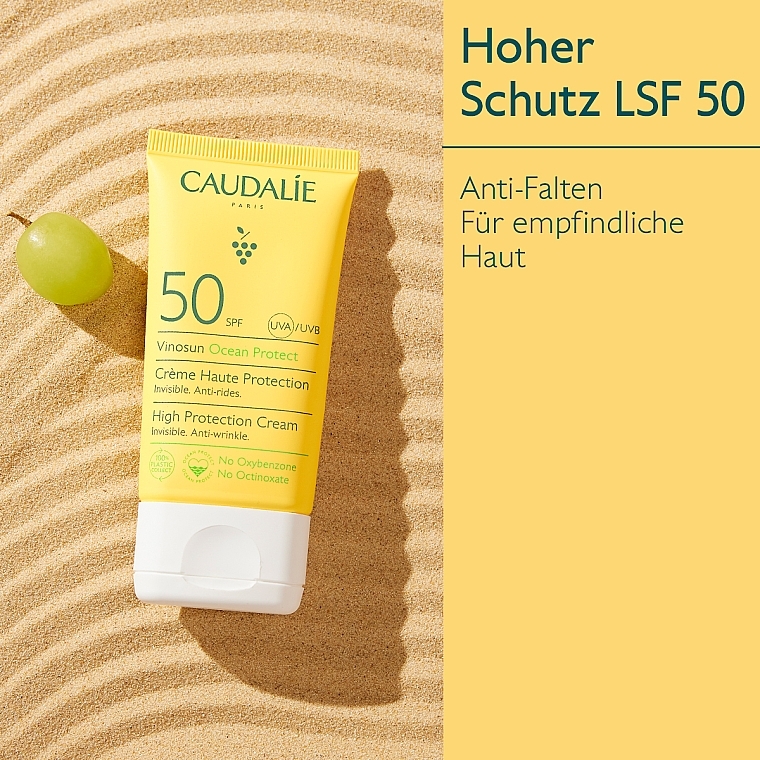 Sonnenschutzcreme SPF50 - Caudalie Vinosun High Protection Cream SPF50 — Bild N3