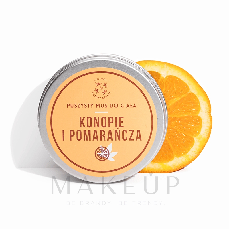 Körpermousse mit Hanf und Orange - Cztery Szpaki — Bild 150 ml