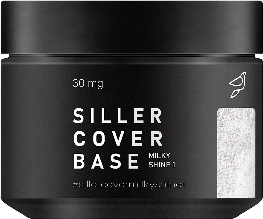 Camouflage-Basis für Nagellack 30 ml - Siller Professional Cover Base Milky Shine — Bild N1