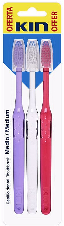 Set - Kin Cepillo Dental Medium Toothbrush Pack  — Bild N1