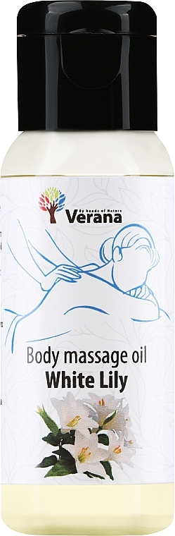 Massageöl für den Körper White Lily Flower - Verana Body Massage Oil  — Bild N1