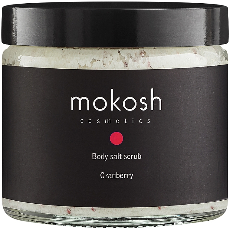 Bade- und Peelingsalz mit Blaubeeren - Mokosh Cosmetics Body Salt Scrub Cranberry — Bild N1