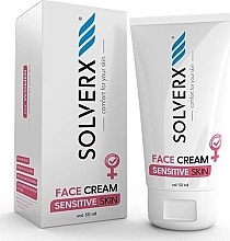 Düfte, Parfümerie und Kosmetik Gesichtscreme für empfindliche Haut - Solverx Senstive Skin Face Cream