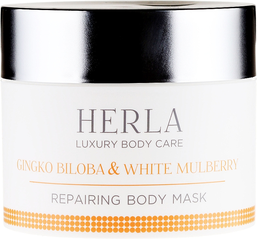 Reparierende Körpermaske mit Ginkgo und weißer Maulbeere - Herla Luxury Body Care Gingko Biloba & White Mulberry Body Mask — Bild N2