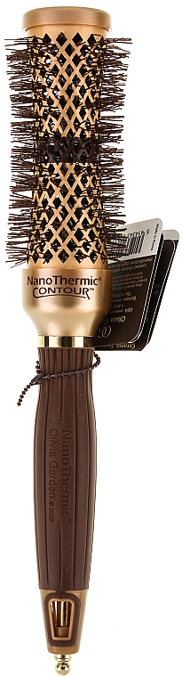 Rundbürste 32 mm - Olivia Garden Nano Thermic Ceramic + Ion Thermic Contour Thermal d 32 — Bild N1