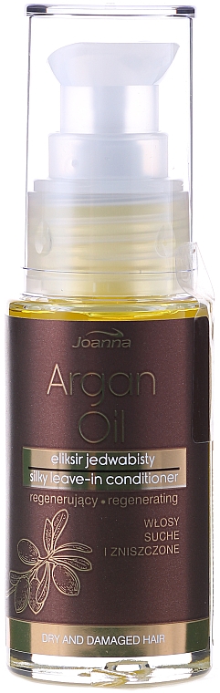 Arganöl für trockenes und geschädigtes Haar - Joanna Argan Oil Silk Elixir — Bild N1