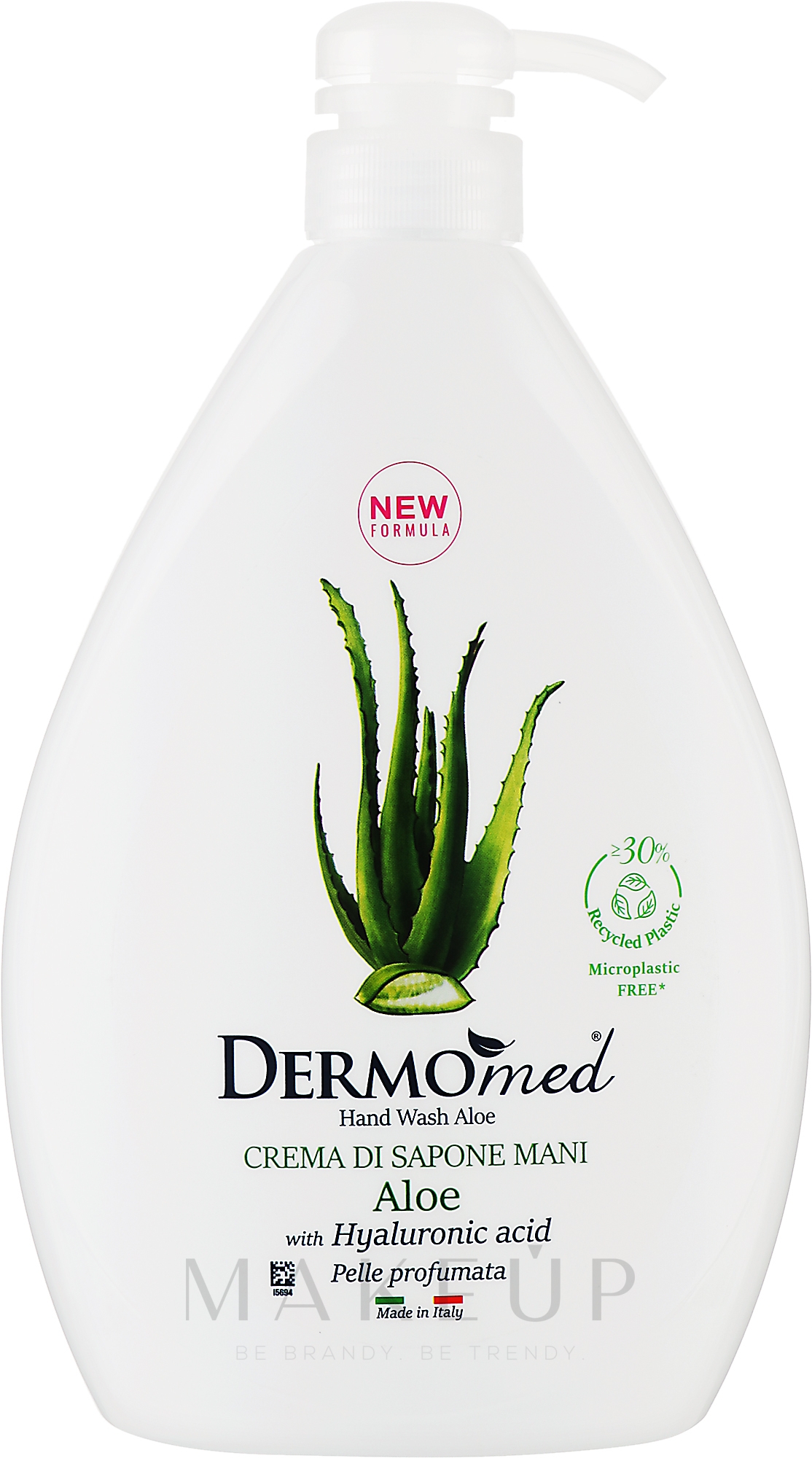 Creme-Seife für die Hände mit Aloe - Dermomed Hand Wash Aloe With Hyaluronic Acid — Bild 1000 ml